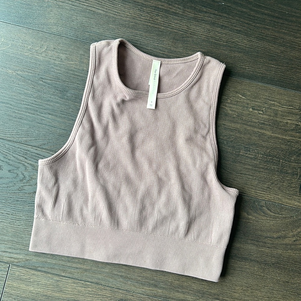 ARITZIA mauve crop top, size S